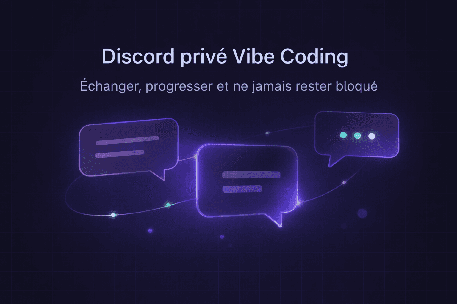 Aperçu de la communauté Discord liée à la formation.